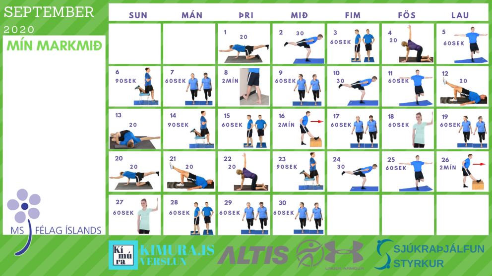 Ein æfing á dag - September