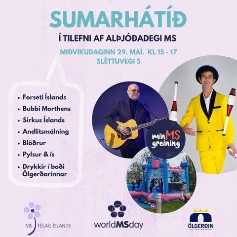 Sumarhátíð - Alþjóðadagur MS