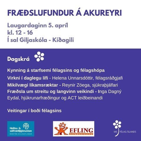 Fræðslufundur á Akureyri