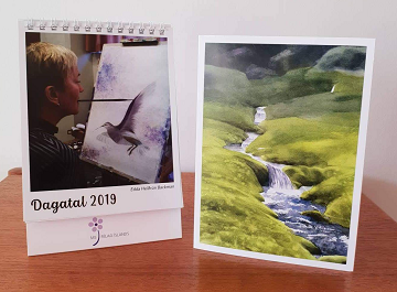 Ný söluvara: Borðalmanak 2019 og tækifæris-/jólakort