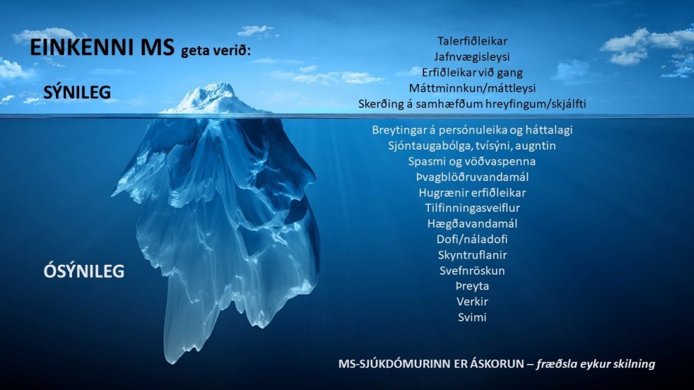 Einkenni MS-sjúkdómsins