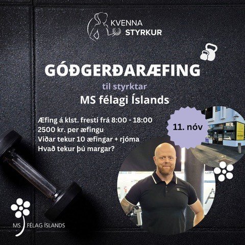 Góðgerðaræfing til styrktar MS-félaginu