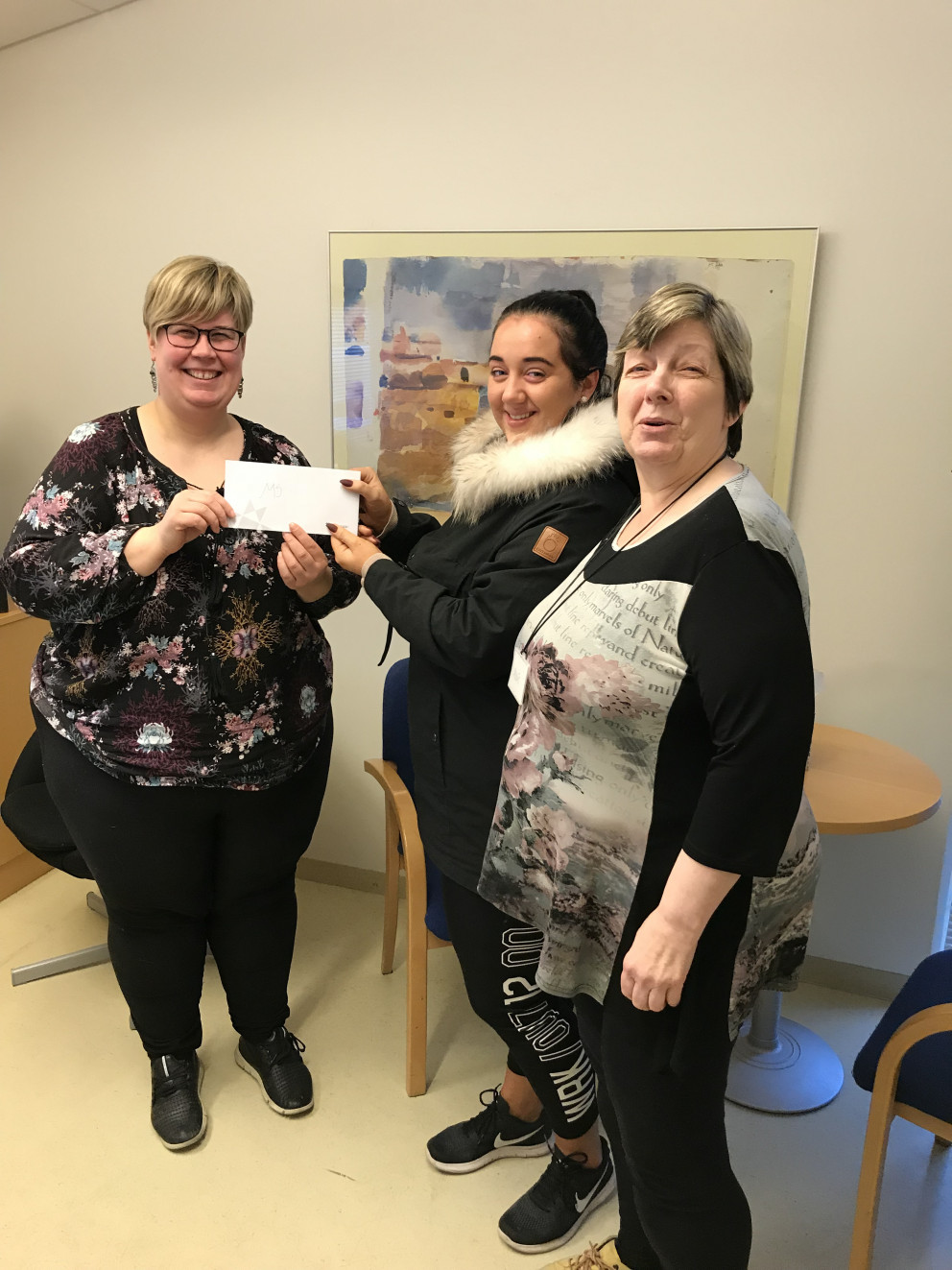 MS-félagið fær peningagjöf