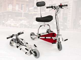 Létt og handhæg rafskutla eða rafmagnshjólastóll með í ferðalagið